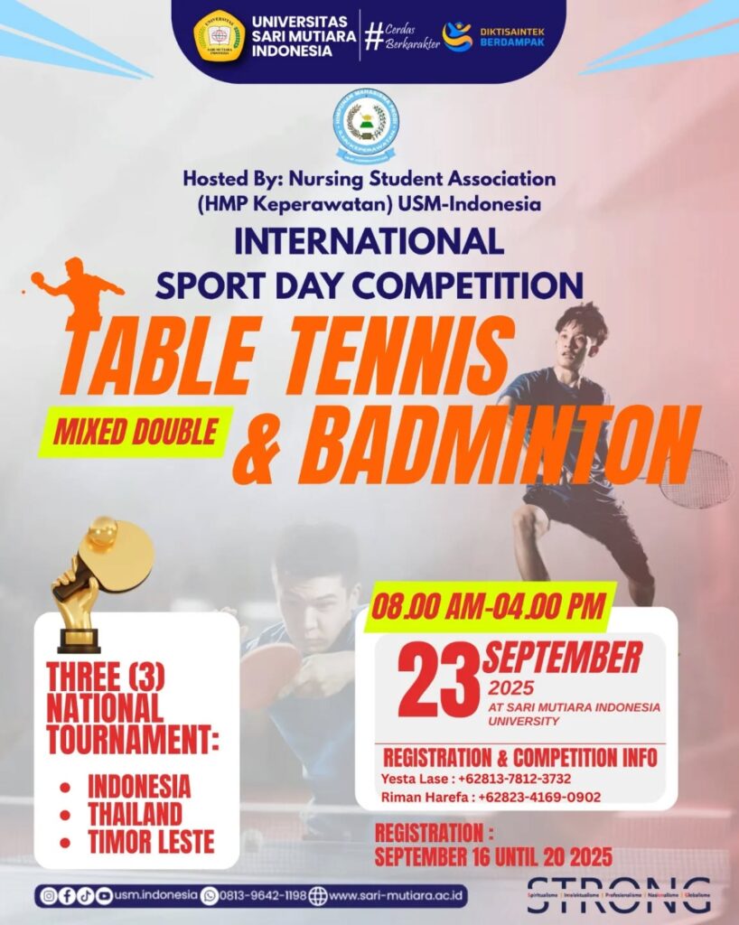 🏓🏸 INTERNATIONAL SPORT DAY COMPETITION